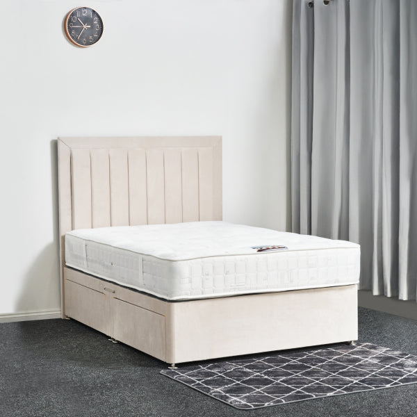 Lined Border Divan Bed