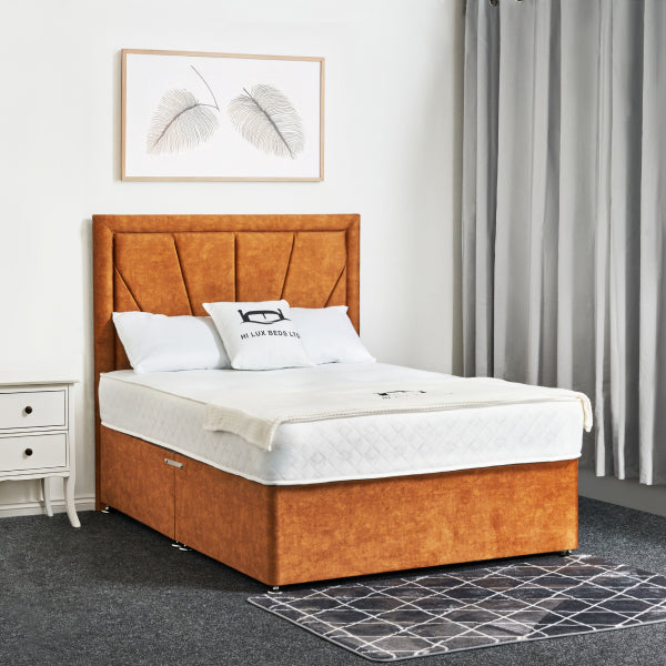 Fan Border Divan Bed