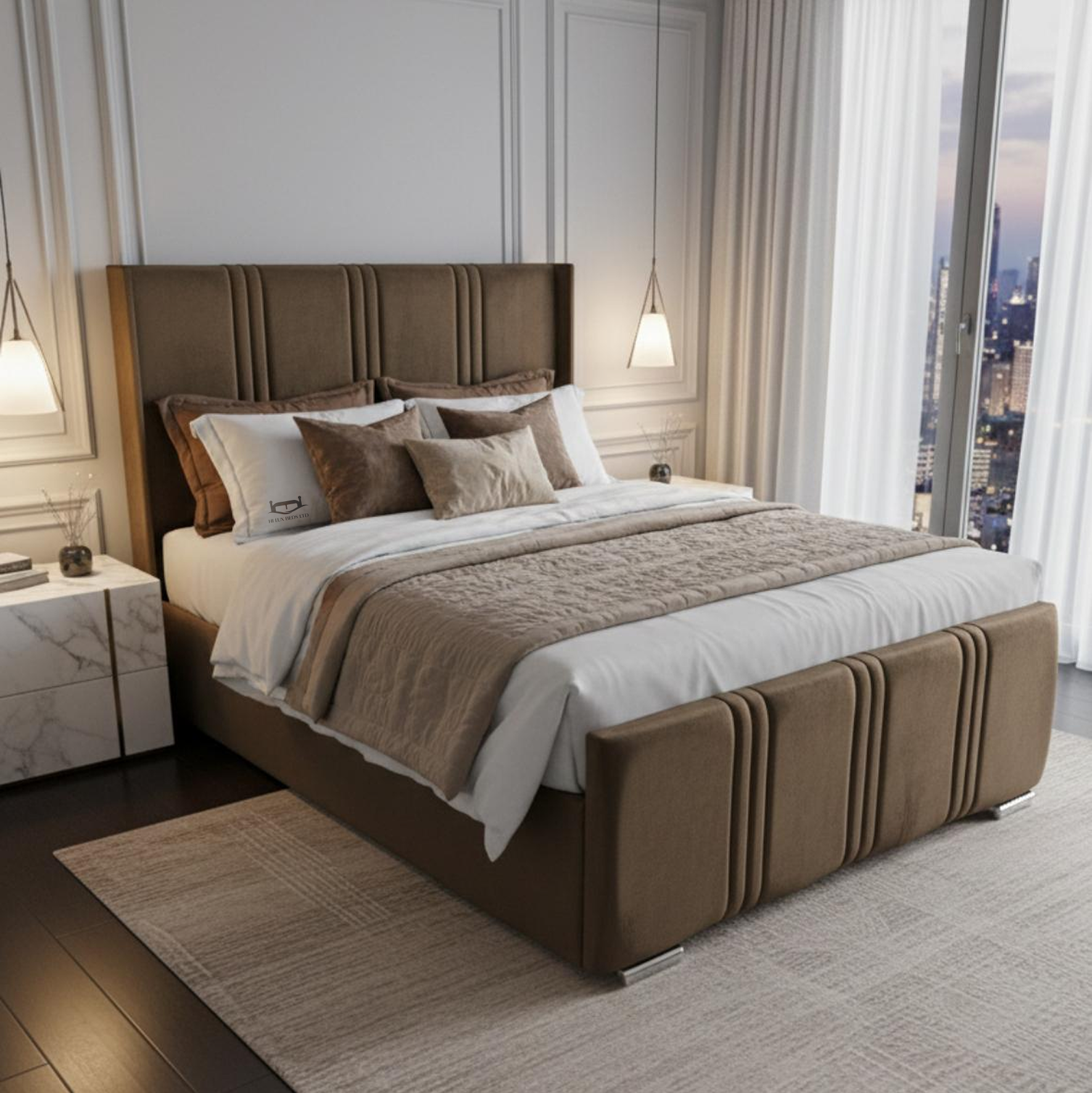 Lino Wing Frame Bed