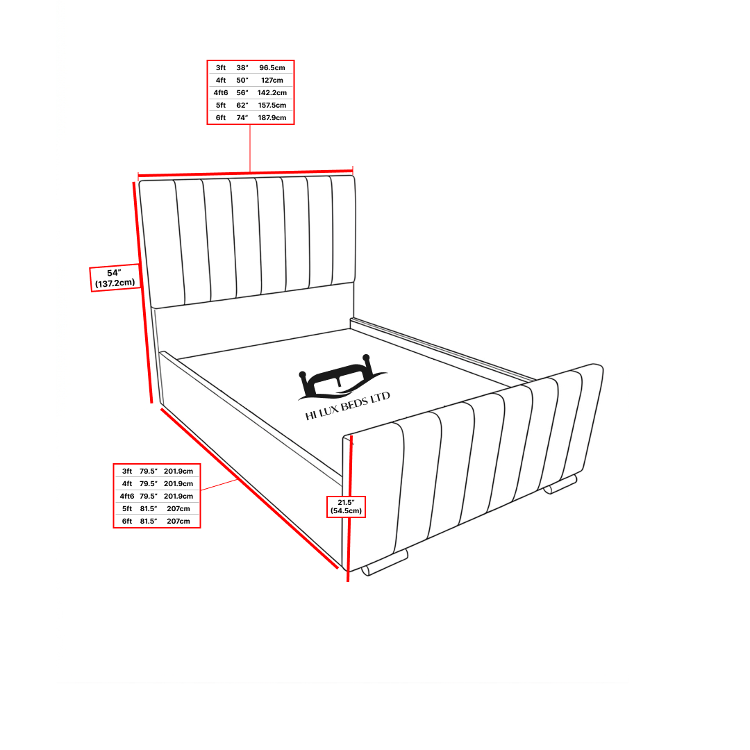 Crestline Frame Bed