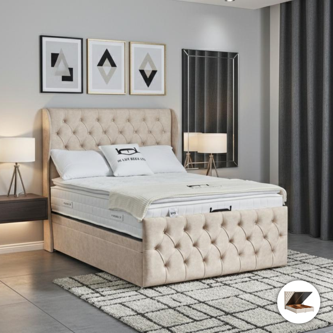 Skyla Storage Ottoman Divan Bed