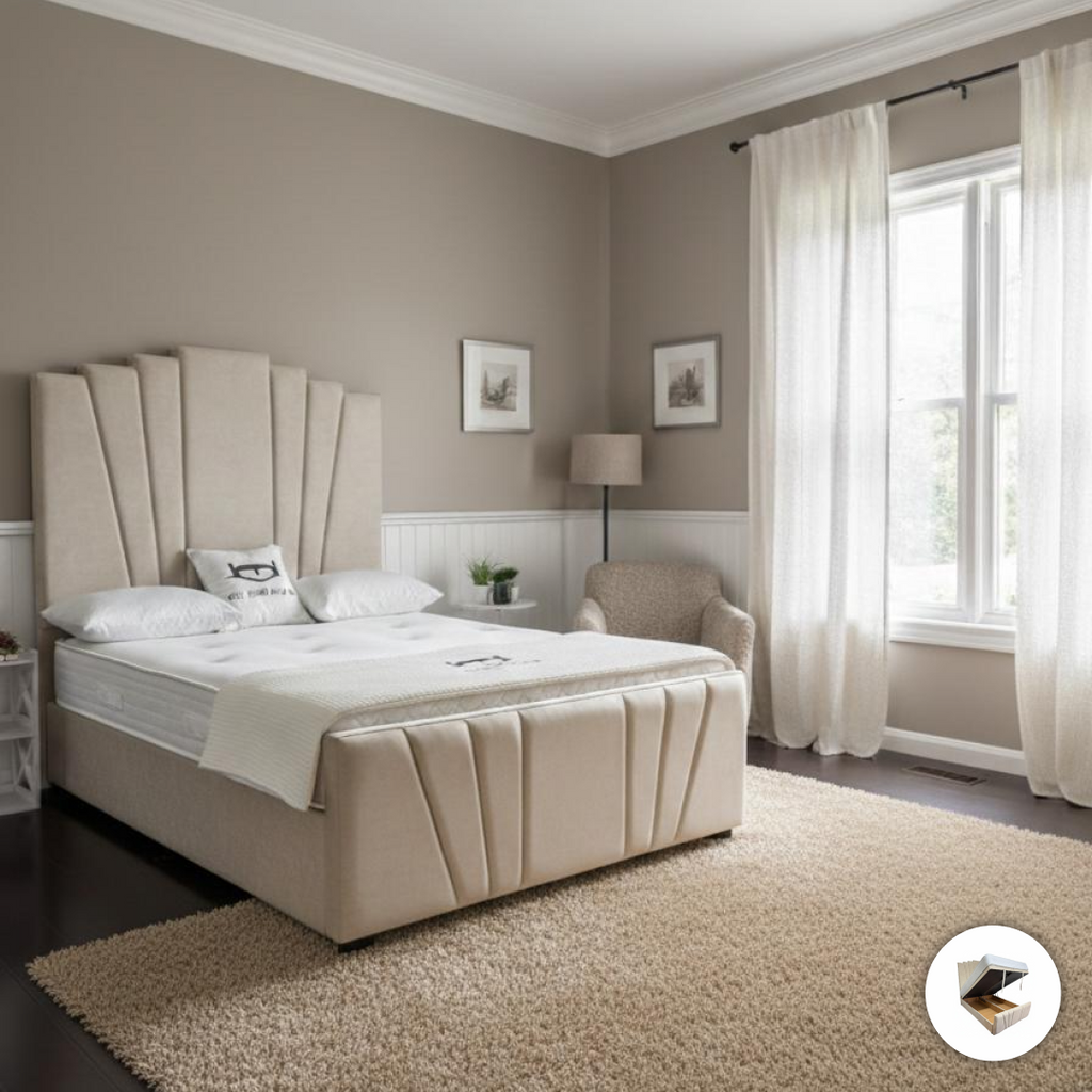 Urban Shell Storage Ottoman Divan Bed