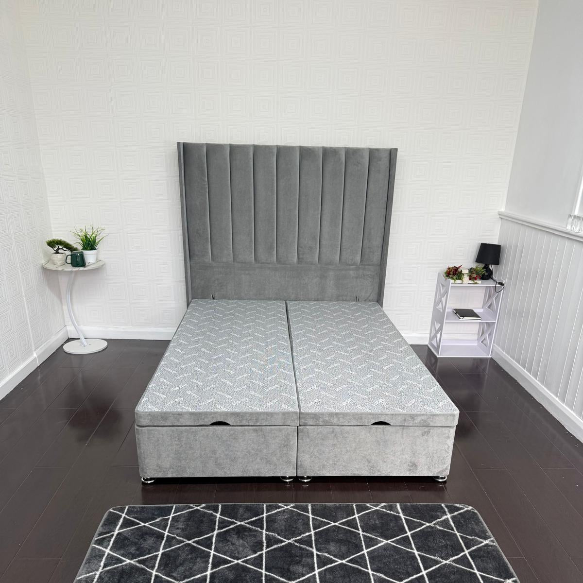 Zara Wing Storage Ottoman Divan Bed