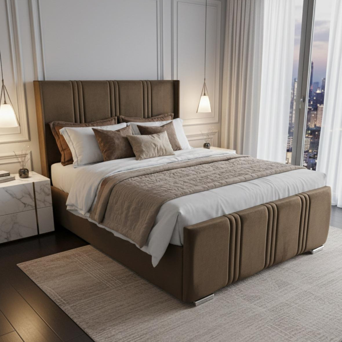 Lino Wing Frame Bed