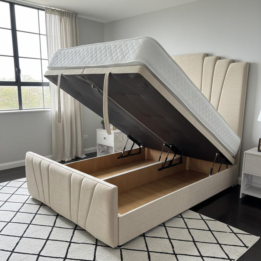 Urban Shell Storage Ottoman Divan Bed