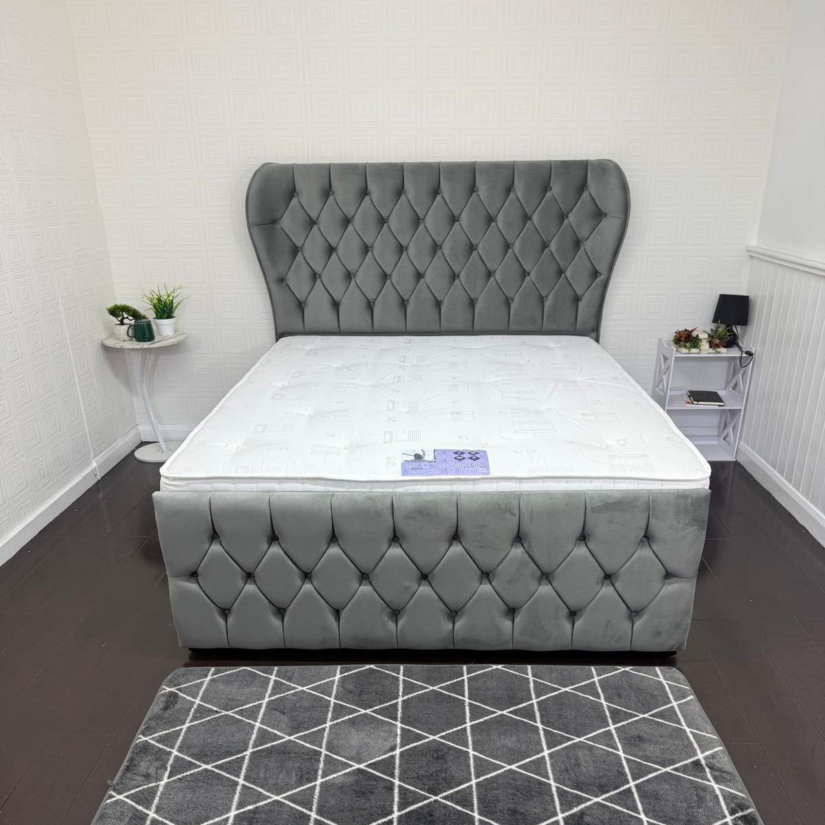 Angel Wing Storage Ottoman Divan Bed