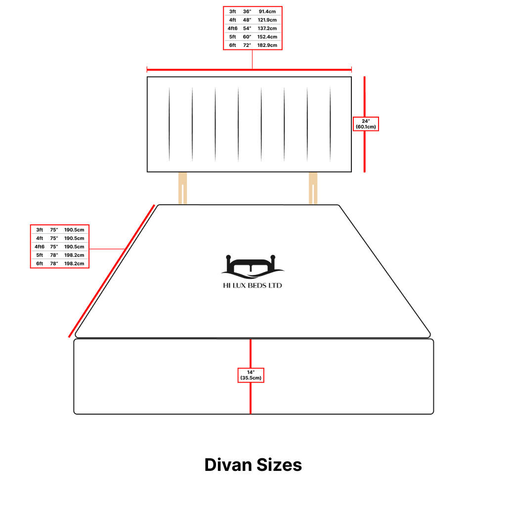 Zara Wing Divan Bed