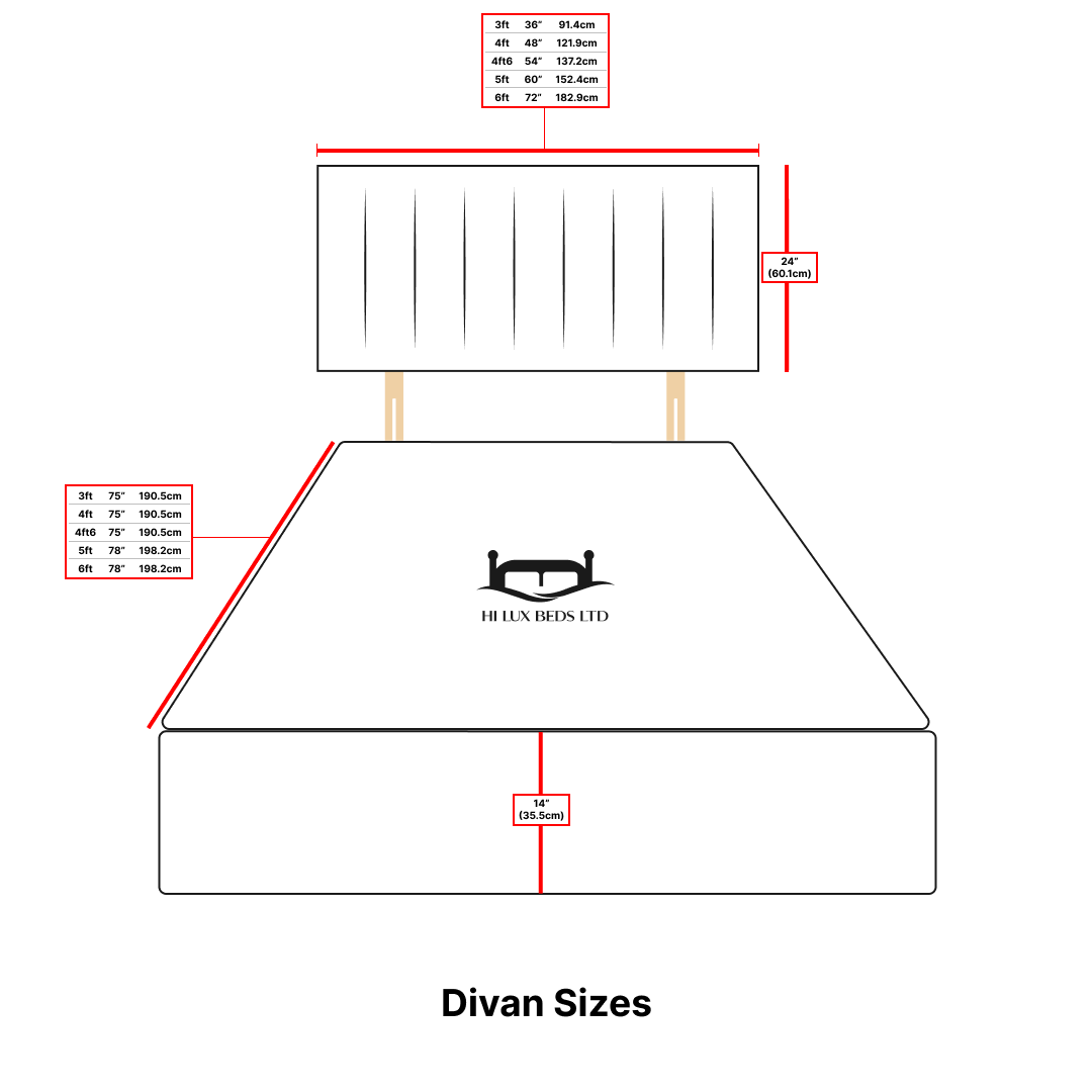 Zara Wing Divan Bed